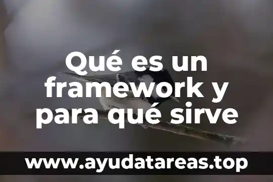 Qué es Sri y para qué sirve un formulario 5 Qué es un framework y para qué sirve