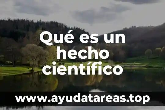 Qué es la tricomoniasis nombre científico 5 Qué es un hecho científico