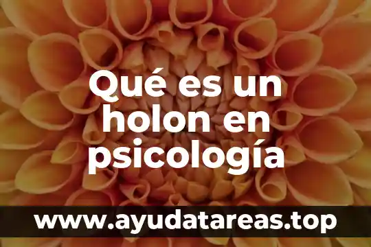 Que es codependencia psicologia 8 Qué es un holon en psicología