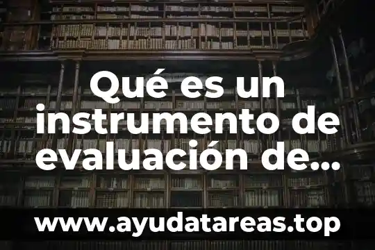 Qué es un instrumento de evaluación de estrés