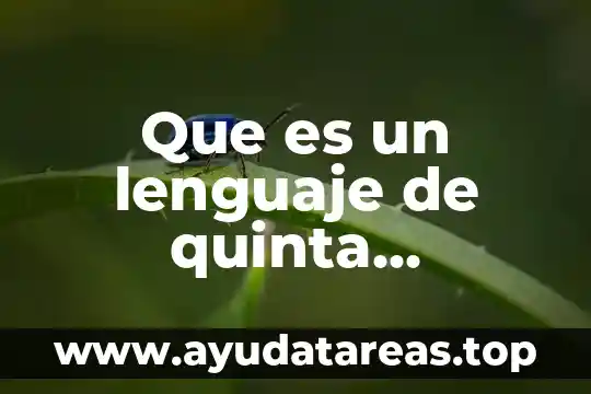 Que es libreria en lenguaje c 5 Que es un lenguaje de quinta generacion