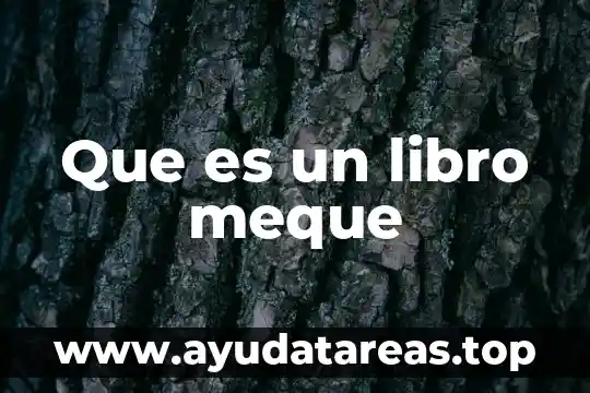 Que es un examen a libro abierto 3 Que es un libro meque