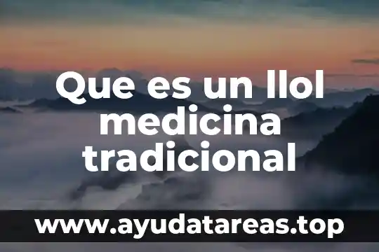 Que es portada significado 4 Que es un llol medicina tradicional