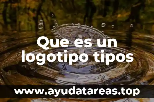 Que es una suelo y sus tipos 6 Que es un logotipo tipos