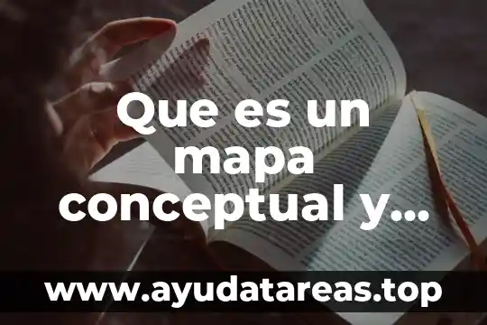 Que es un mapa conceptual y para que sirve yahoo
