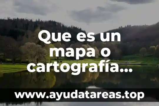 Que es un mapa o cartografía conceptual