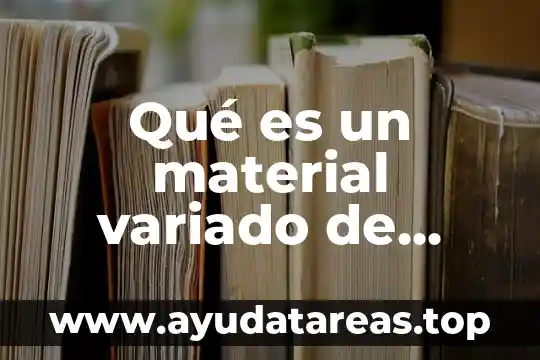 Qué es un material variado de laboratorio