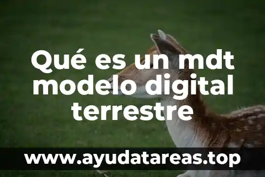 Qué es una señal analógica y una digital 4 Qué es un mdt modelo digital terrestre