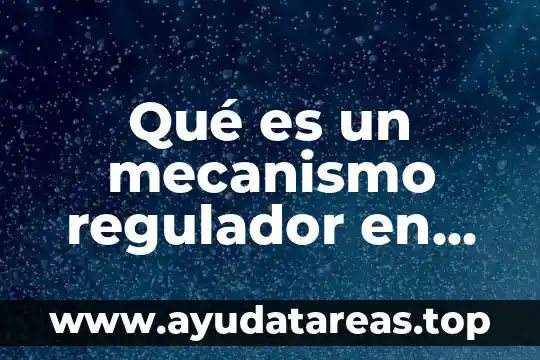 Qué es teoría de la educación 4 Qué es un mecanismo regulador en educación