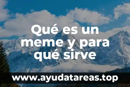 Qué es un meme y para qué sirve