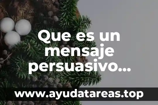Que es una mensaje explicito ejemplos 3 Que es un mensaje persuasivo ejemplo