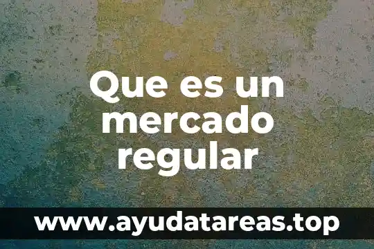 Qué es el número de guía en Mercado Libre 8 Que es un mercado regular