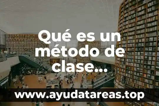 Qué es un método de clase expositiva