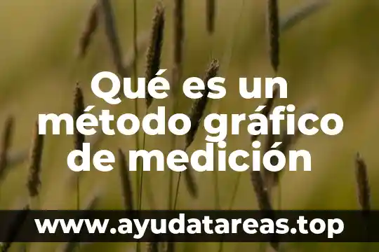 Qué es un método gráfico de medición