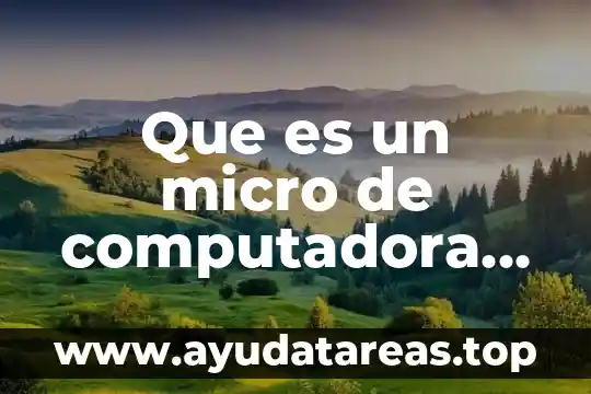 Qué es oro definición para niños 8 Que es un micro de computadora definicion