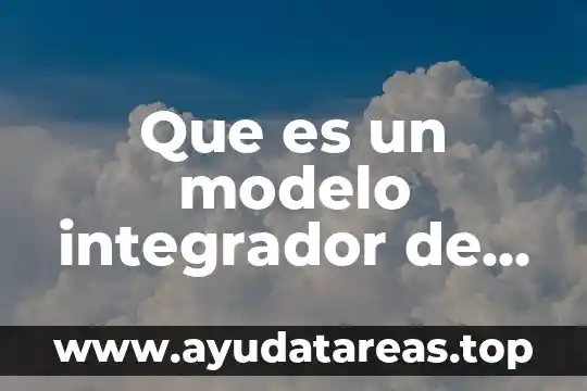 Que es un modelo integrador de la pequeña empresa
