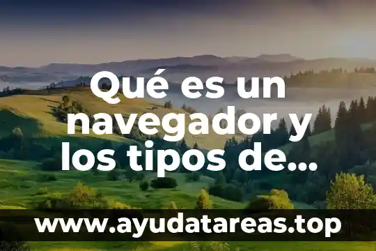 Respiración que es y tipos 8 Qué es un navegador y los tipos de navegadores