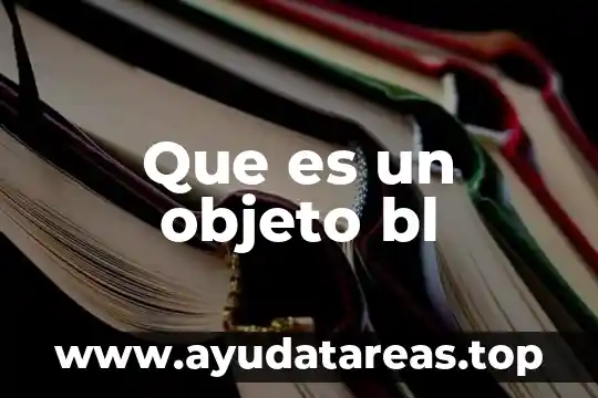Que es ela observacion del objeto o fenomeno de invetigacion 6 Que es un objeto bl