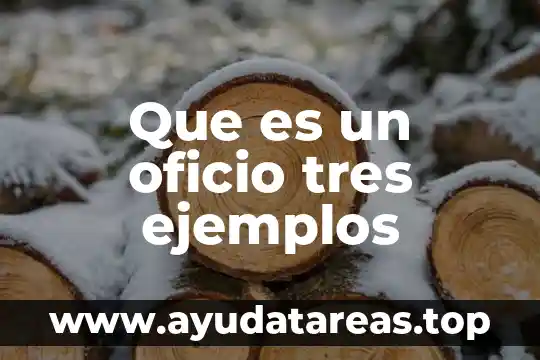 Que es un compuesto químico tres ejemplos 6 Que es un oficio tres ejemplos