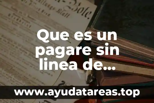 Que es usuario servicio en linea de megacable 3 Que es un pagare sin linea de credito