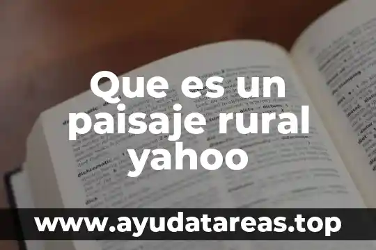 Que es un baño de luna yahoo 4 Que es un paisaje rural yahoo