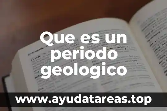 Que es el periodo de concepción en bovinos 3 Que es un periodo geologico