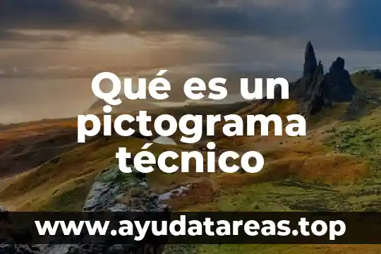 Error técnico que es 6 Qué es un pictograma técnico