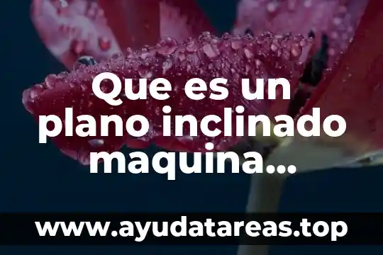 Qué es interés simple y compuesto Yahoo 4 Que es un plano inclinado maquina simple