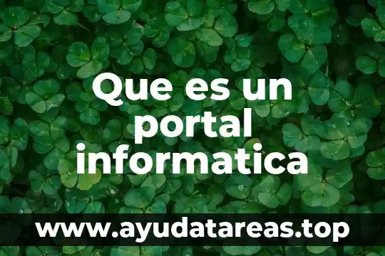 Que es una mezcla portal unam 4 Que es un portal informatica