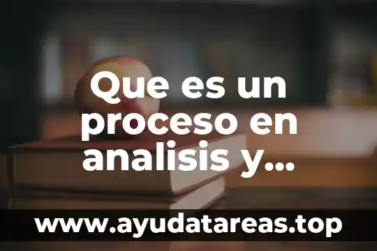 Que es curriculum analisis curricular 7 Que es un proceso en analisis y diseño de sistemas