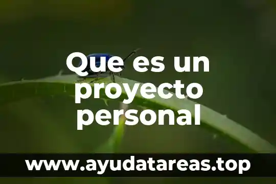 Qué es un símbolo personal 5 Que es un proyecto personal