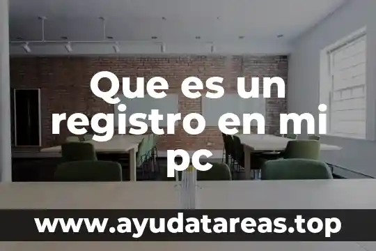 Documento que avale que es mi número telefónico 4 Que es un registro en mi pc