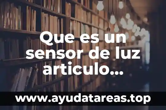 Que es ser un profesional yahoo 6 Que es un sensor de luz articulo profesional