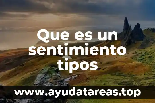 Que es monarquia tipos 8 Que es un sentimiento tipos