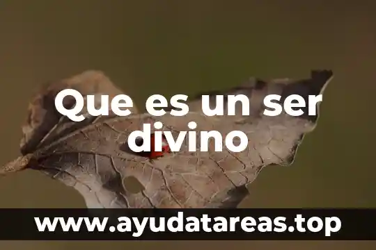 Que es un ser mediocre 4 Que es un ser divino