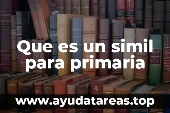 Que es una mandala para niños de primaria 7 Que es un simil para primaria