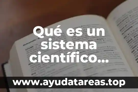 Que es h2so4 en quimica nombre cientifico 7 Qué es un sistema científico técnico