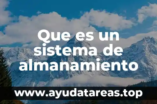 Que es la l.r.c.t 6 Que es un sistema de almanamiento