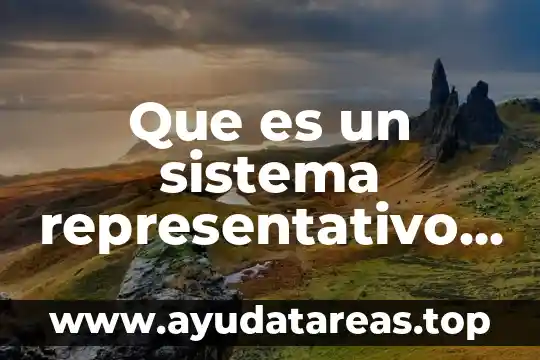 Que es un sistema representativo en pnl
