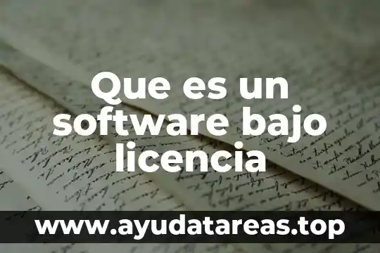 Qué es el padre bajo los siguientes conceptos místico psicológico 3 Que es un software bajo licencia