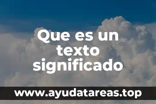 Sutiles que es significado y concepto 5 Que es un texto significado
