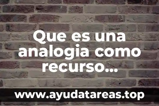 Qué es signo linguístico según 5 Que es una analogia como recurso linguistico
