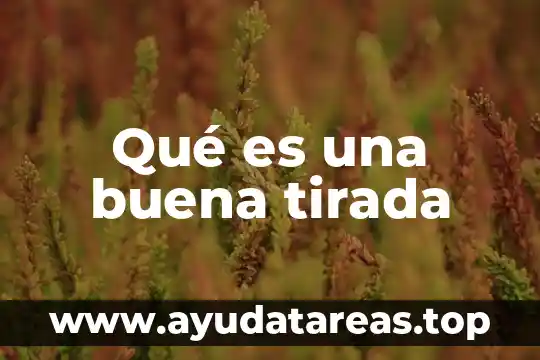 Para que es buena la quina roja 4 Qué es una buena tirada