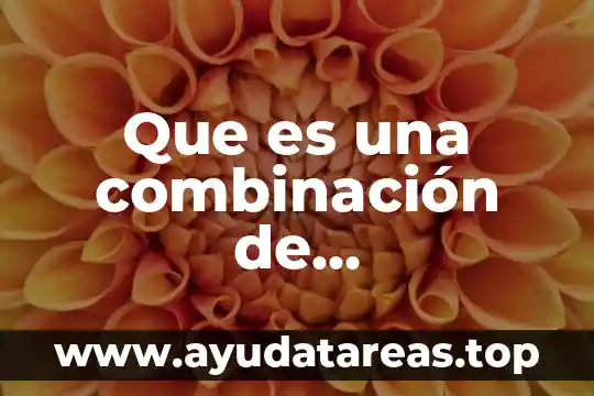 Que es una combinación de correspondencia de cartas