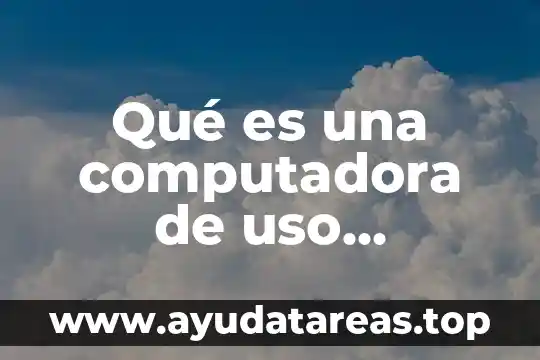 Que es un logotipo personal 3 QuƩ es una computadora de uso personal