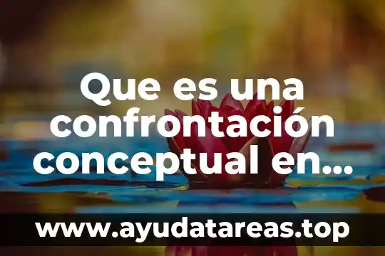 Que es el tocho bandera mapa conceptual 7 Que es una confrontación conceptual en física