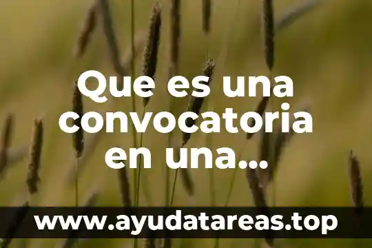 Que es la radicacion de personas en materia mercantil 3 Que es una convocatoria en una sociedad mercantil