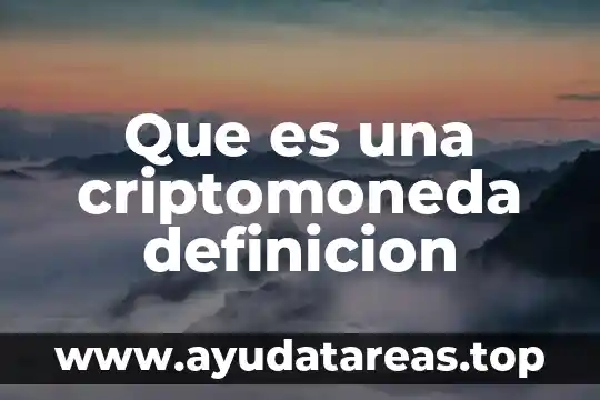 Que es un logotipo definicion 3 Que es una criptomoneda definicion