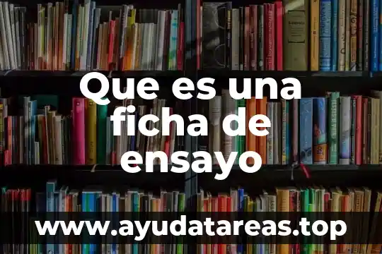Que es un ensayo de pena de muerte 7 Que es una ficha de ensayo