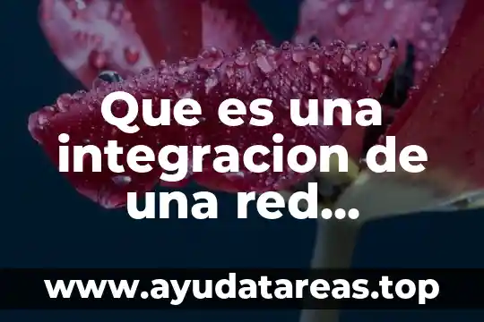 Que es una red de almacenamiento 4 Que es una integracion de una red industrial